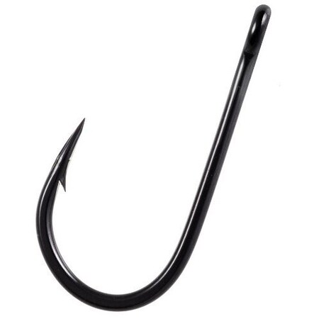 Owner Jobu Big Game Hook With Cutting Point, Size 100 Forged Shank, Deep Throat BendHeavy Wire, Black Ch 5134-208